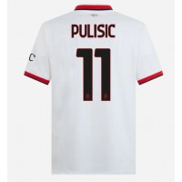 Koszulka piłkarska AC Milan Christian Pulisic #11 Strój wyjazdowy 2024-25 tanio Krótki Rękaw